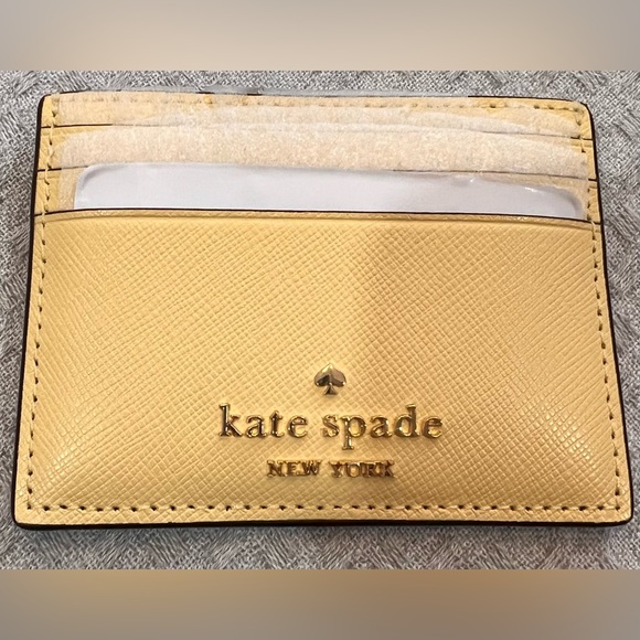 kate spade Accessories - kate spade New York NWT beautiful Madison Saffiano small leather card holder